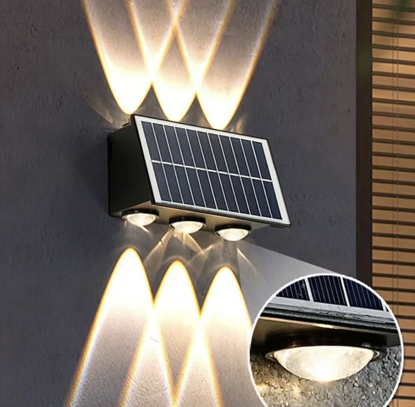 Miniatura 2 de Lampara solar exteriores 3 bombillos